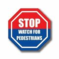 Ergomat 20in OCTAGON SIGNS - Stop Watch for Pedestrians DSV-SIGN 400 #1065 -UEN